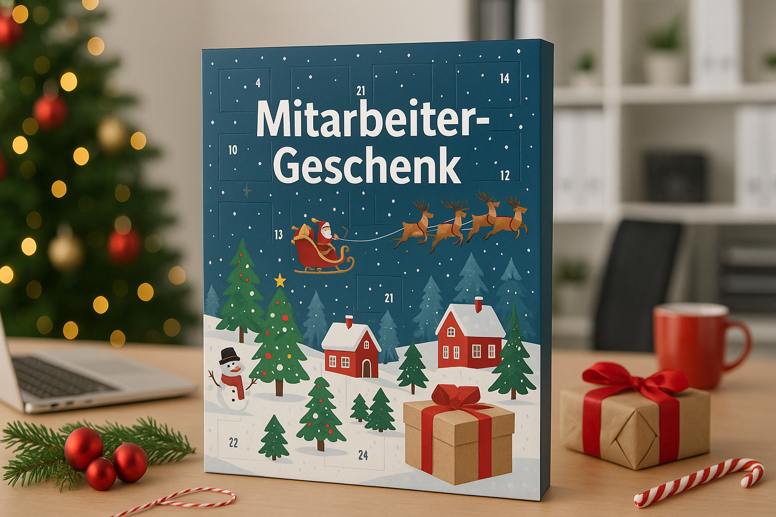 Bedruckte Adventskalender: Das ideale Geschenk für Ihre Mitarbeiter