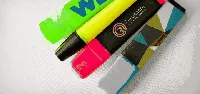 Bedruckte Textmarker mit Logo fallen in jeder Arztpraxis auf