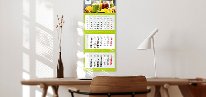 3 Monats Kalender