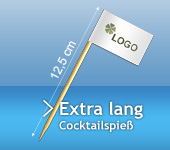 Zahnstocher Fähnchen als Cocktailspieße bedrucken