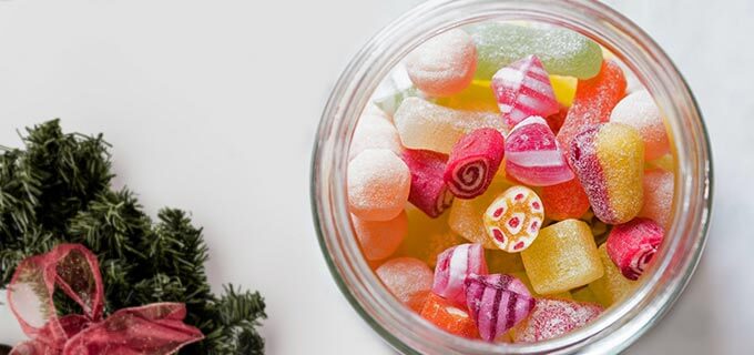 Fruchtgummi und Bonbons