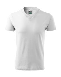 Unisex T-Shirt V-Neck weiß (ab 50 Stück)