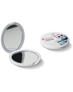 Flacher Spiegel mit 2 Spiegeln innen (ab 250 Stück)