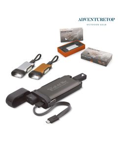 Adventure Powerbank mit Taschenlampe 5000mAh (ab 25 Stück)