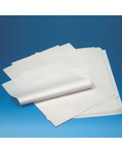 Einschlagpapiere ohne Druck, Cellulose 50 x 37,5 cm weiss 1/4 Bogen (ab 20 kg)