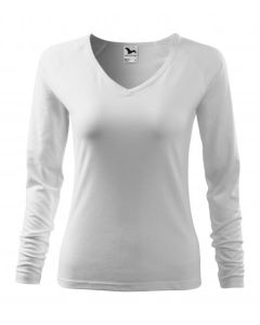 Damen Langarmshirts Elegance weiß (ab 50 Stück)