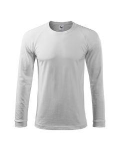 Herren Langarmshirts Street LS weiß (ab 50 Stück)