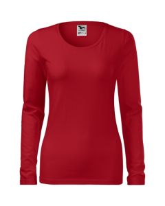 Damen Langarmshirts Slim farbig (ab 50 Stück)