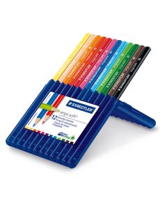 STAEDTLER 12er Etui Jumbo Dreikant Farbstifte 157SB12W (ab 100 Stück)