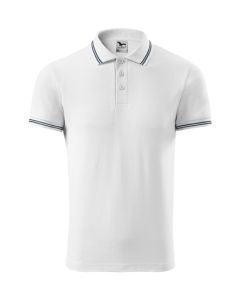 Herren Poloshirt Urban weiß (ab 50 Stück)