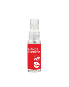 30ml Desinfektionsspray für Hände inkl. 4c Druck (ab 100 Stück)