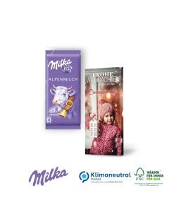 Schokoladentafel von Milka, 40 g, Klimaneutral, FSC® (ab 100 Stück)