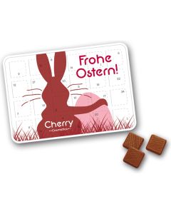 Schokoladen Osterkalender als Wartehilfe für die Zeit bis Ostern