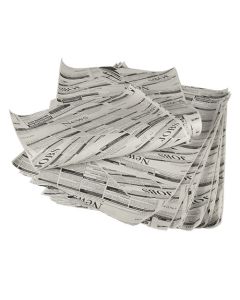 Einschlagpapiere ohne Druck, Pergamentersatz 35 x 25 cm "Newsprint" fettdicht (ab 10 kg)