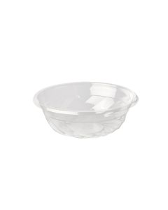 Feinkostbecher & Salatschalen To Go ohne Druck, PLA "pure" rund 350 ml Ø 13,3 cm · 4,5 cm transparent (ab 500 Stück)
