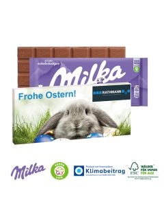 Milka Schokoladentafel zu Ostern, 100 g (ab 100 Stück)