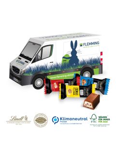 3D Präsent Transporter mit Lindt Hello Mini (ab 100 Stück)