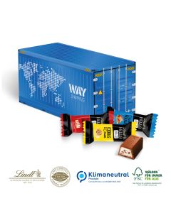 3D Präsent Container mit Lindt Hello Mini (ab 150 Stück)
