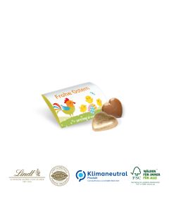 Lindt Schokoladenherz im Werbebriefchen 5g (ab 250 Stück)