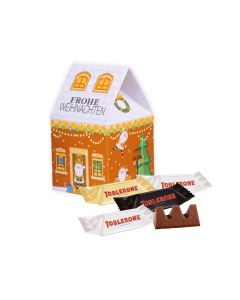 Präsent Weihnachtshaus Toblerone Mini (ab 150 Stück)
