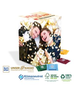 Recycelbarer Adventskalender als Cube