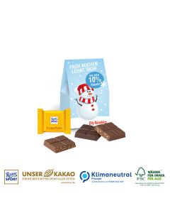 Ritter SPORT bedrucken in Mini Christmas Schokoladengeschenkverpackung