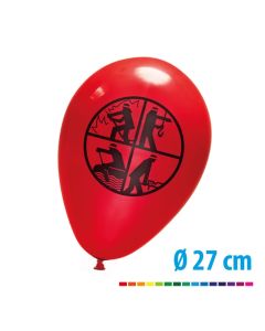 Luftballon 27 cm bedrucken mit Feuerwehr Logo