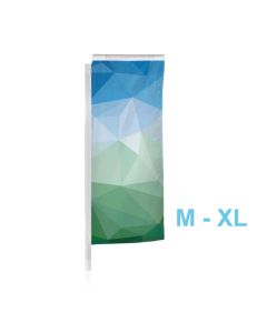 Nachdruck als Ersatzfahne für Beachflag M, L oder XL rechteckig als Square-Flag