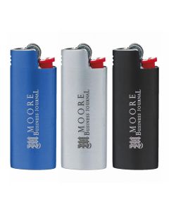 Luxury Metallic Feuerzeughülle mit edler Gravur individuell inklusive BIC Feuerzeug