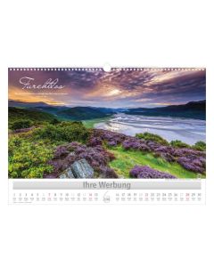 Bildkalender mit Fotografien von einzigartigen Momenten als Werbeartikel bedrucken