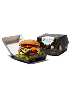 Burgerbox im Format M in Kleinauflage bedrucken (ab 50 Stück)