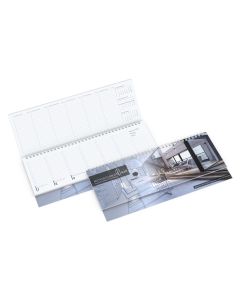 Tisch-Querkalender Compact als Terminkalender mit Firmenwerbung bedrucken