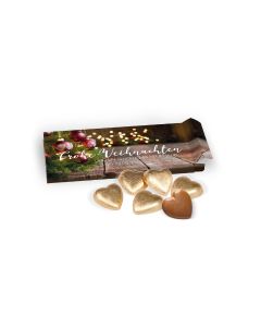 Lindt Präsentbox mit Schokolade zu Weihnachten 30g (ab 100 Stück)