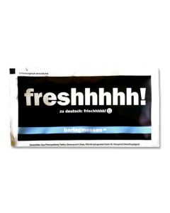 Freshhhhhh! Feuchtetücher mit eigenem Aufdruck oder Slogan gestalten und bedrucken