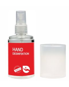 100ml Desinfektionsspray für Hände inkl. 4c Druck (ab 96 Stück)