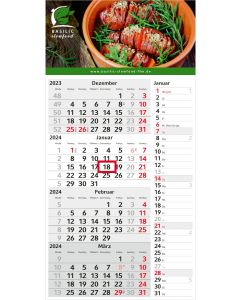 Wandkalender Konzept 4-Monatskalender bedrucken als Werbeartikel