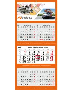 Wandkalender Multi 5 bedrucken als Werbekalender