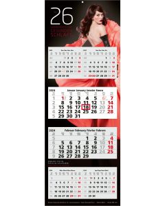 Wandkalender Multi 6 als 6-Monats-Werbekalender bedrucken für Firmenwerbung
