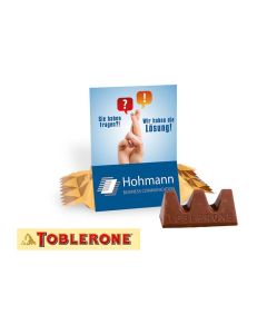Toblerone Werbeaufsteller als kleines Give-Away bedrucken