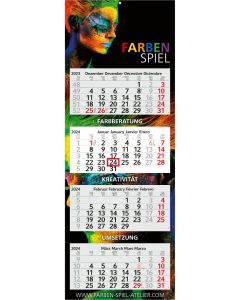 Wandkalender Profil 4 bedrucken als Complete Version