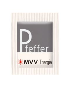 Pfeffer Sachet als Pfefferpäckchen bedrucken