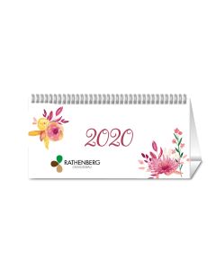 Tischkalender DIN Lang Quer jeder Monat individuell (ab 10 Stück)