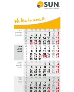 Wandkalender Square 4 bedrucken als Werbeartikel