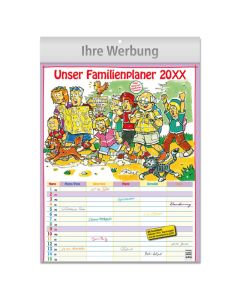 Großer Familienplaner bedrucken als Werbekalender