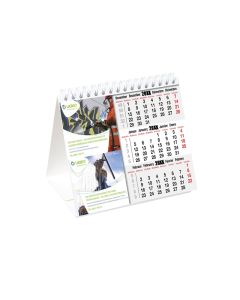 Tischkalender Querformat mit Karton-Aufsteller jeder Monat individuell bedrucken