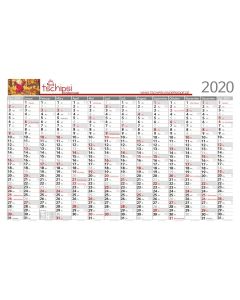 Wandplaner Horizont XL als Jumbo Wandplane mit Kalender bedrucken