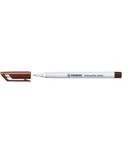 STABILO Universal-Pen Folienschreiber, weiß/braun