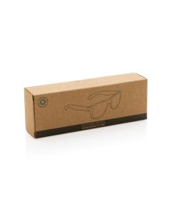 Sonnenbrille aus GRS recyceltem PC-Kunststoff mit Kork