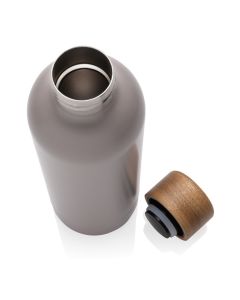 Wood Vakuumflasche aus RCS recyceltem Stainless-Steel