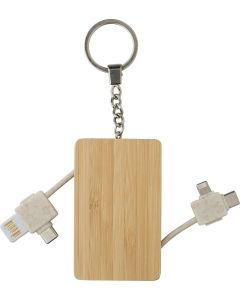 Bambus-Schlüsselanhänger Bianca